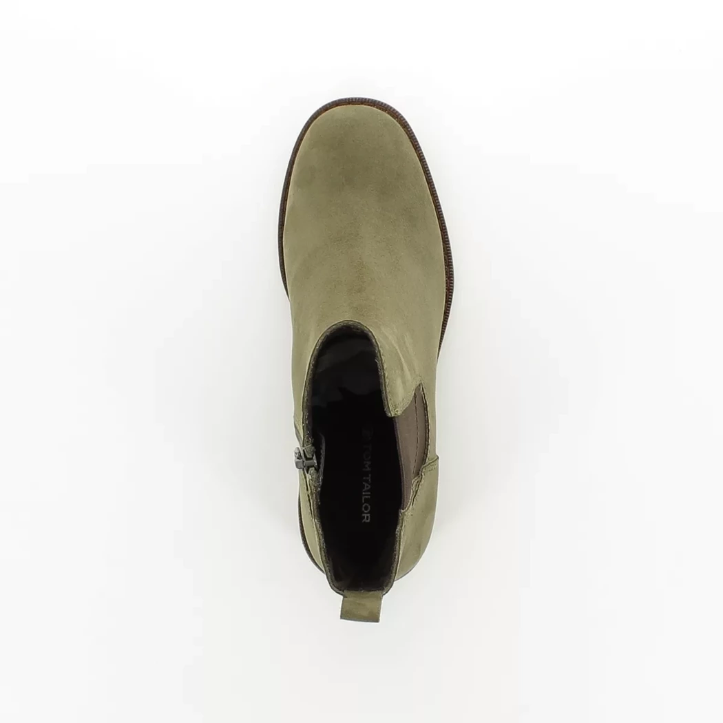 Image (6) de la chaussures Tom Tailor - Boots Vert en Cuir synthétique