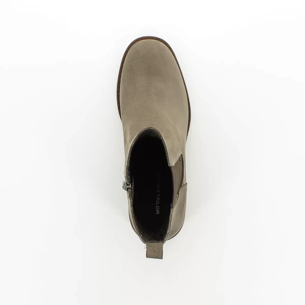 Image (6) de la chaussures Tom Tailor - Boots Taupe en Cuir synthétique