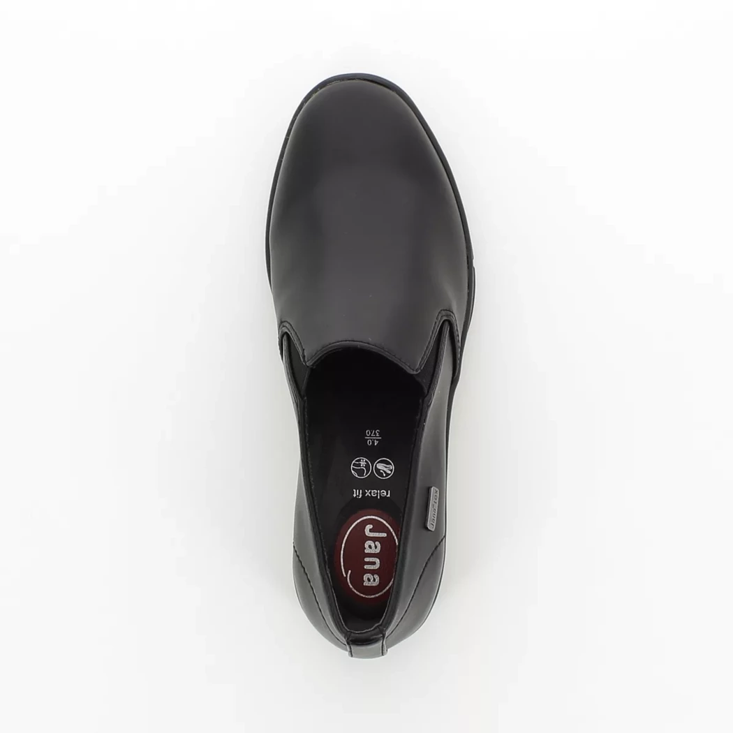 Image (6) de la chaussures Jana - Mocassins Noir en Cuir synthétique