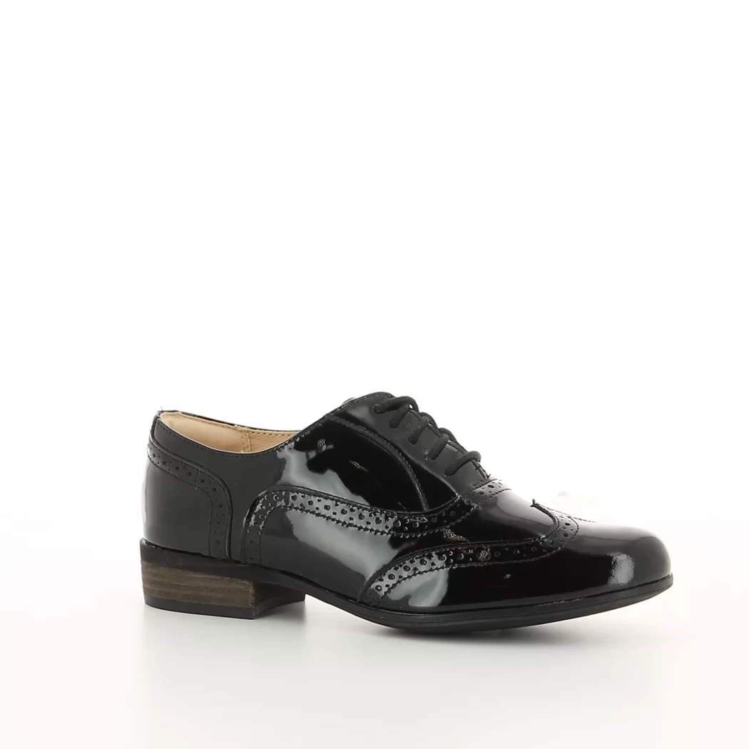 Image (1) de la chaussures Clarks - Chaussures à lacets Noir en Cuir vernis