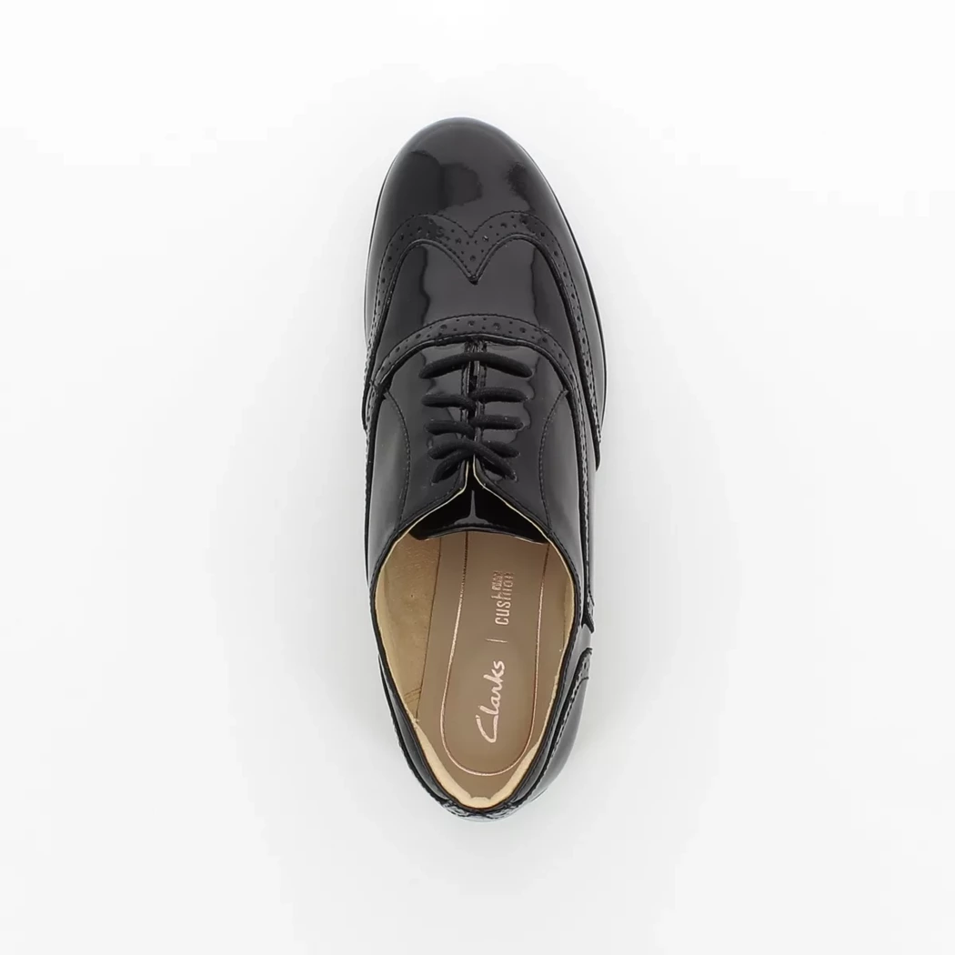 Image (6) de la chaussures Clarks - Chaussures à lacets Noir en Cuir vernis