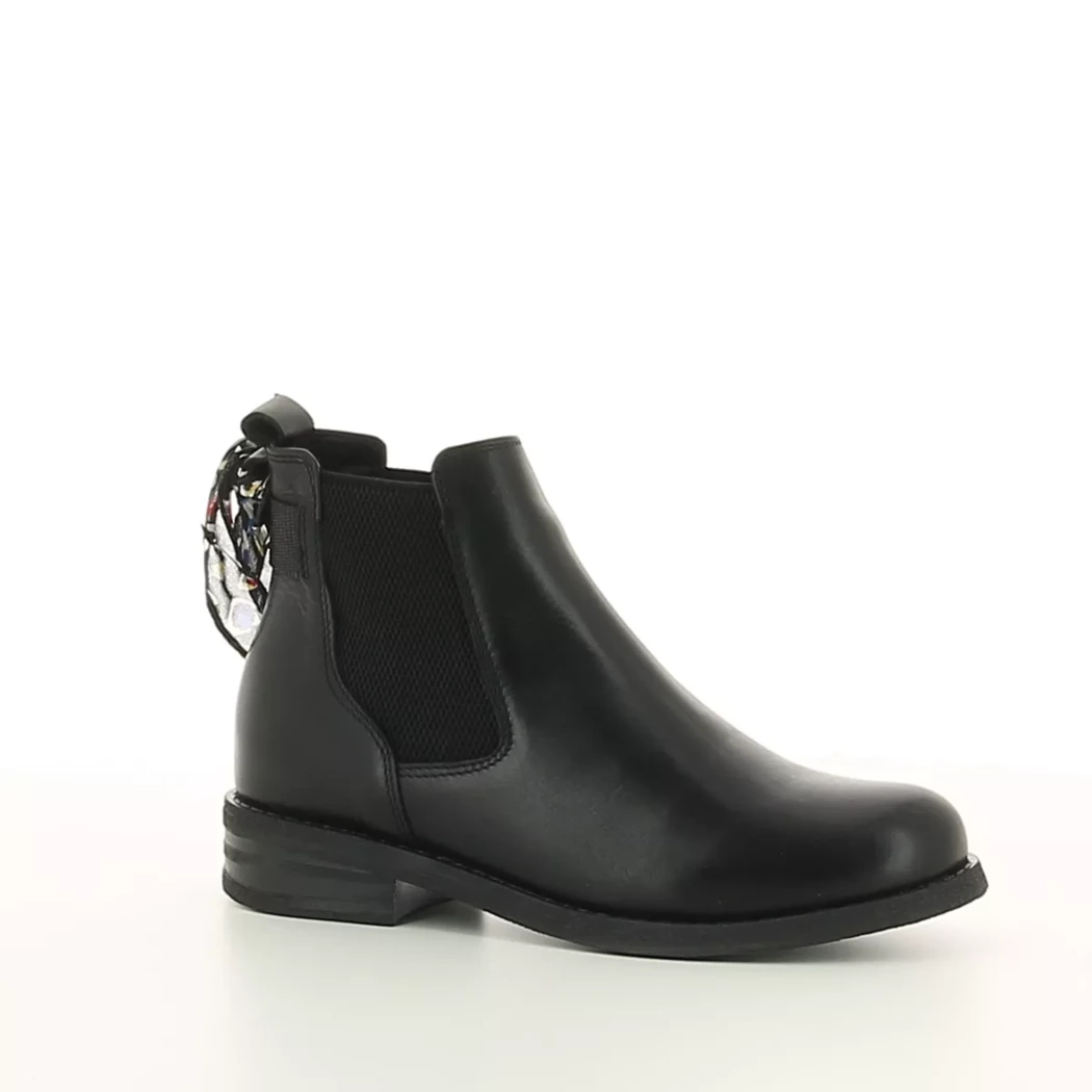 Image (1) de la chaussures Goodstep - Boots Noir en Cuir