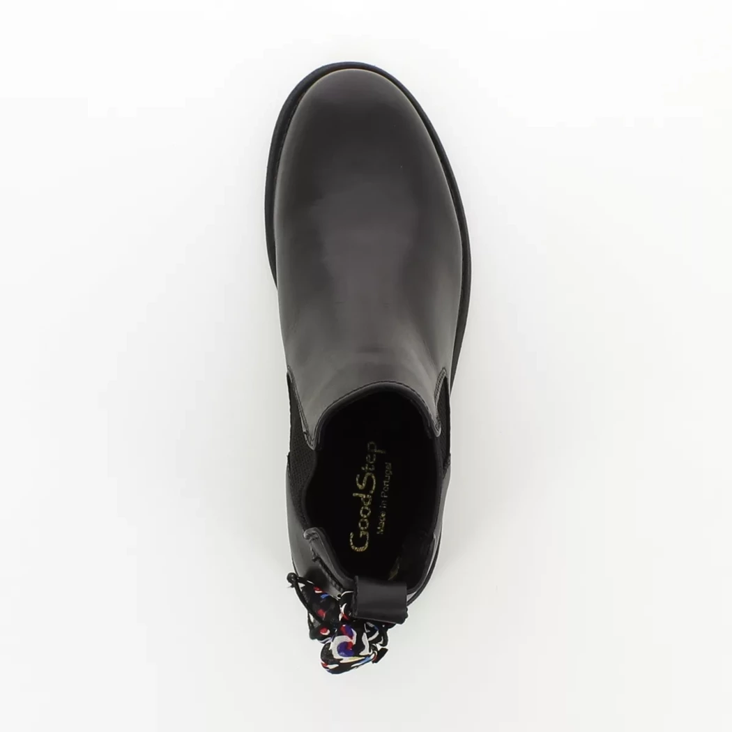 Image (6) de la chaussures Goodstep - Boots Noir en Cuir