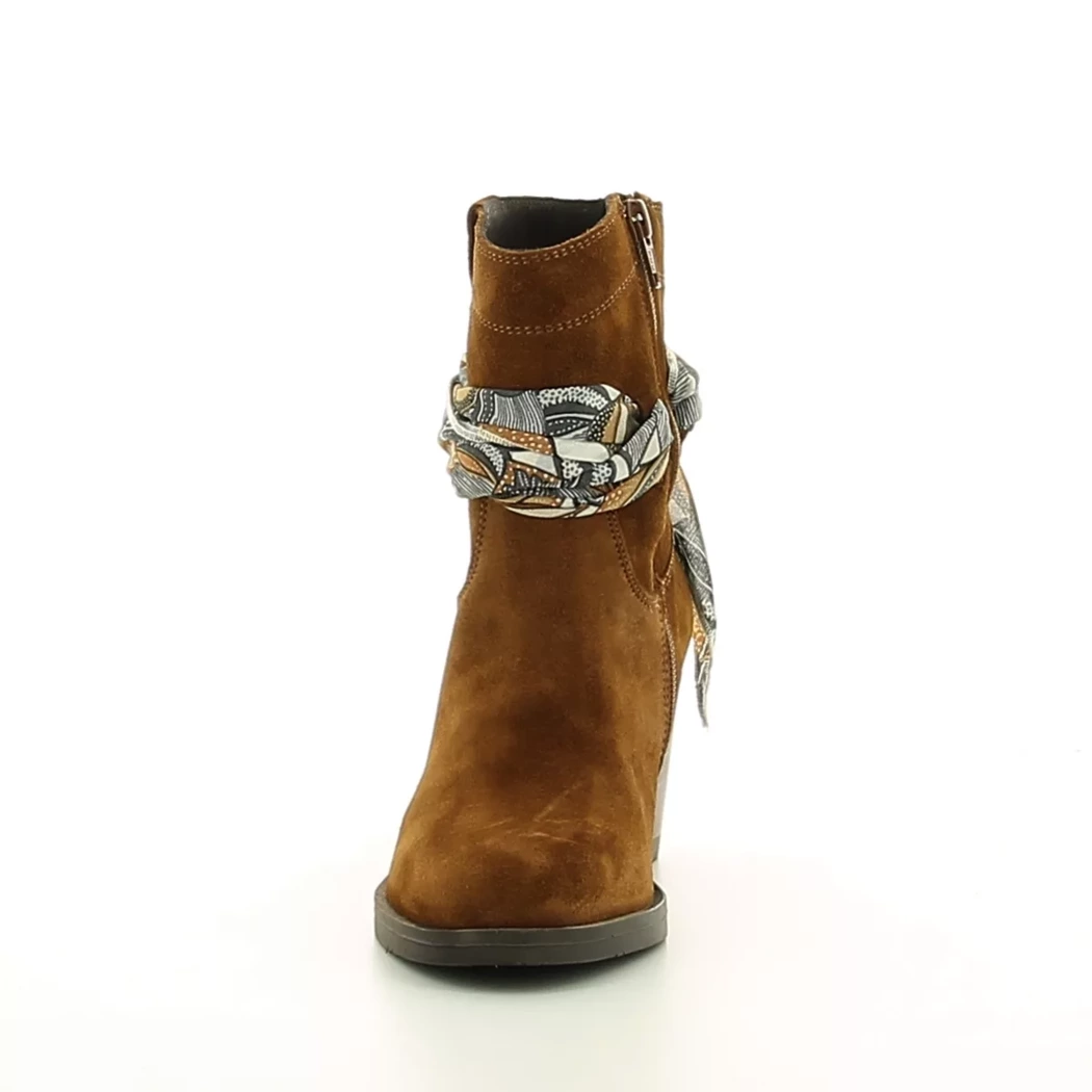 Image (5) de la chaussures Goodstep - Boots Cuir naturel / Cognac en Cuir nubuck