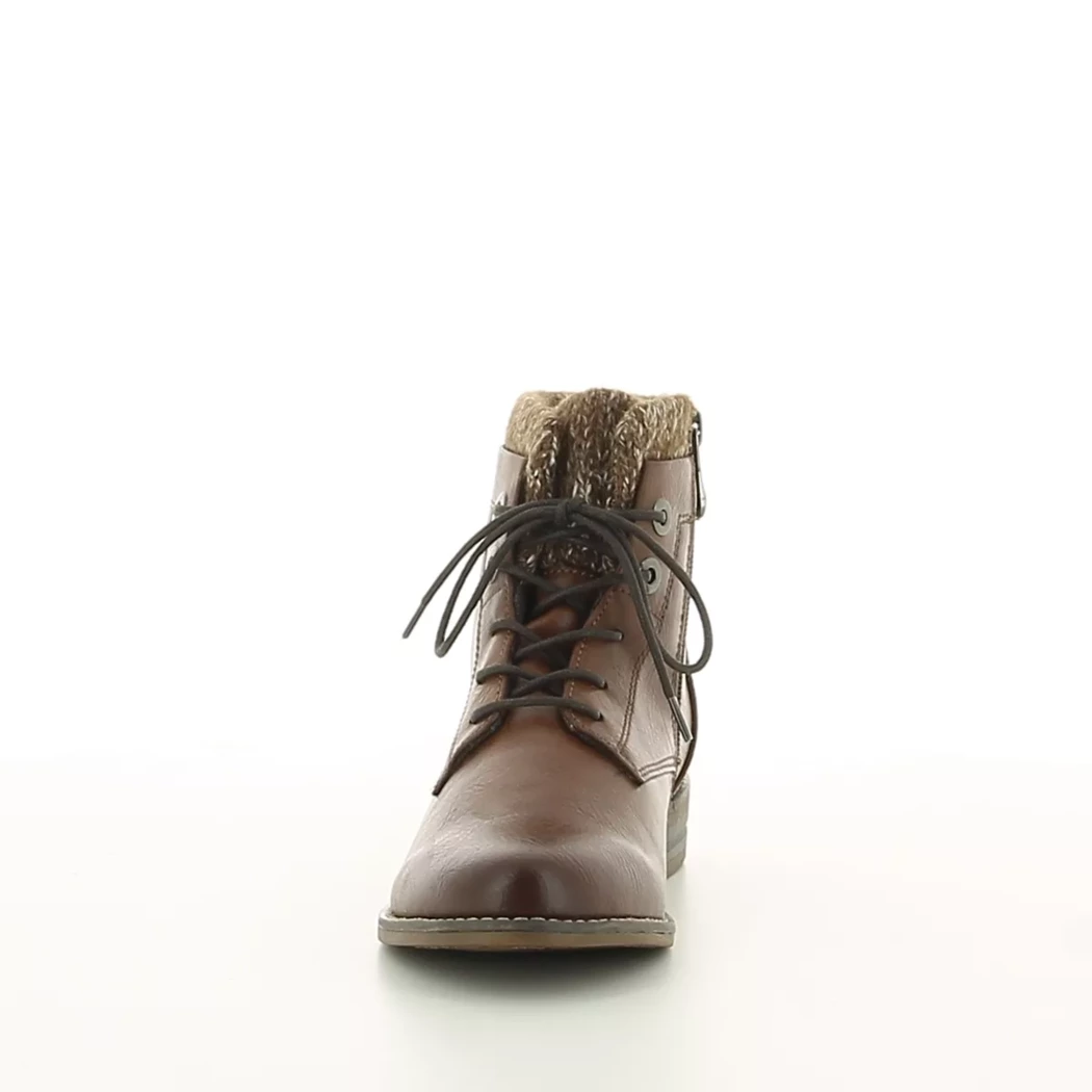 Image (5) de la chaussures Marco Tozzi - Bottines Marron en Cuir synthétique
