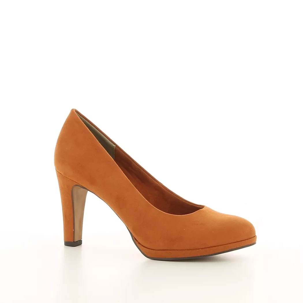Image (1) de la chaussures Marco Tozzi - Escarpins Orange en Cuir synthétique