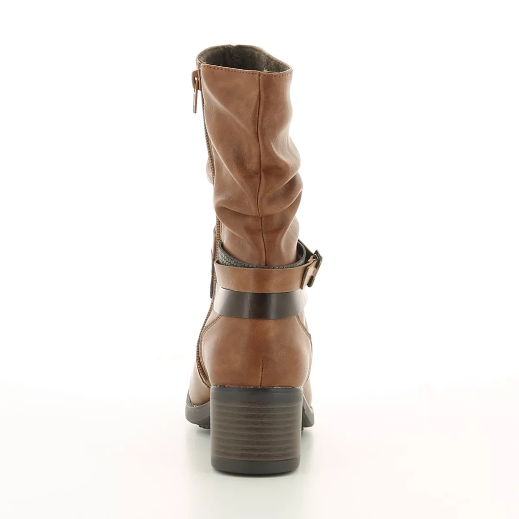 Image (3) de la chaussures Piece of mind - Boots Cuir naturel / Cognac en Cuir synthétique