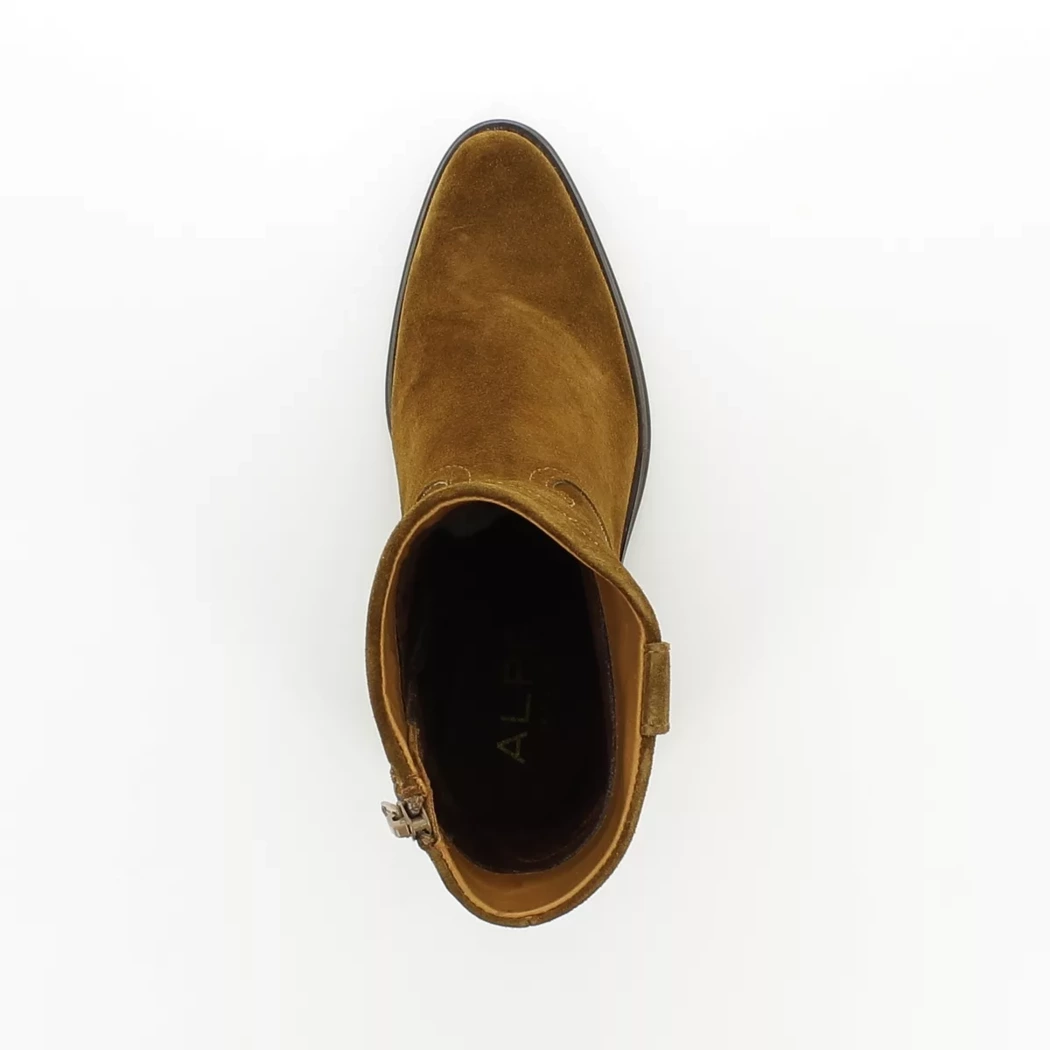 Image (6) de la chaussures Alpe - Boots Cuir naturel / Cognac en Cuir nubuck