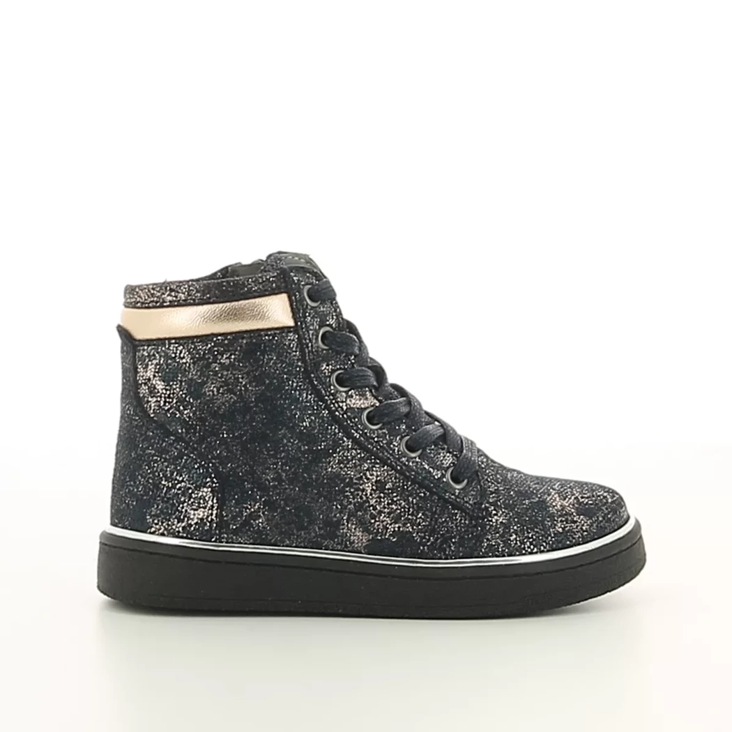 Image (2) de la chaussures Bellamy - Bottines Bleu en Cuir nubuck