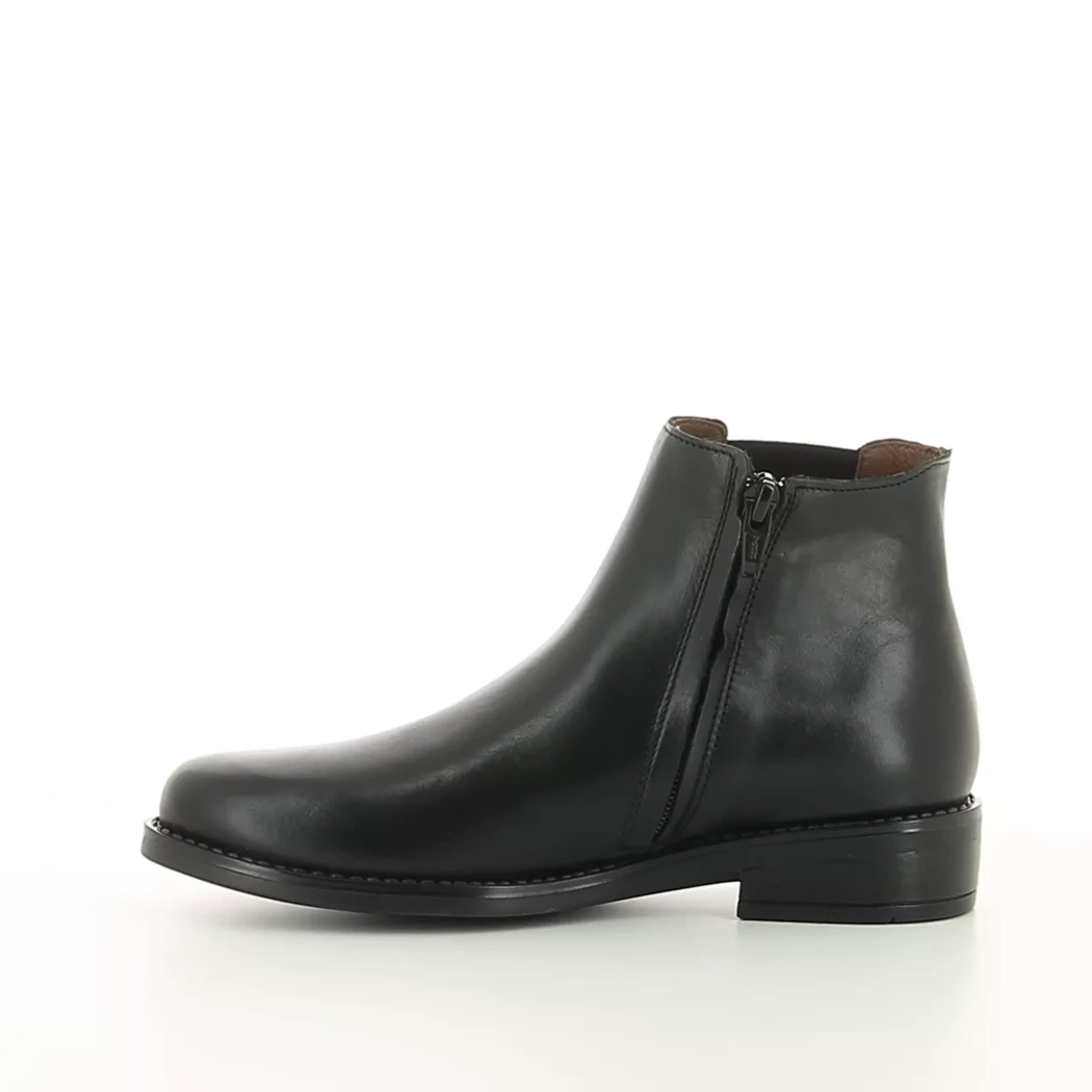 Image (4) de la chaussures Bellamy - Boots Noir en Cuir