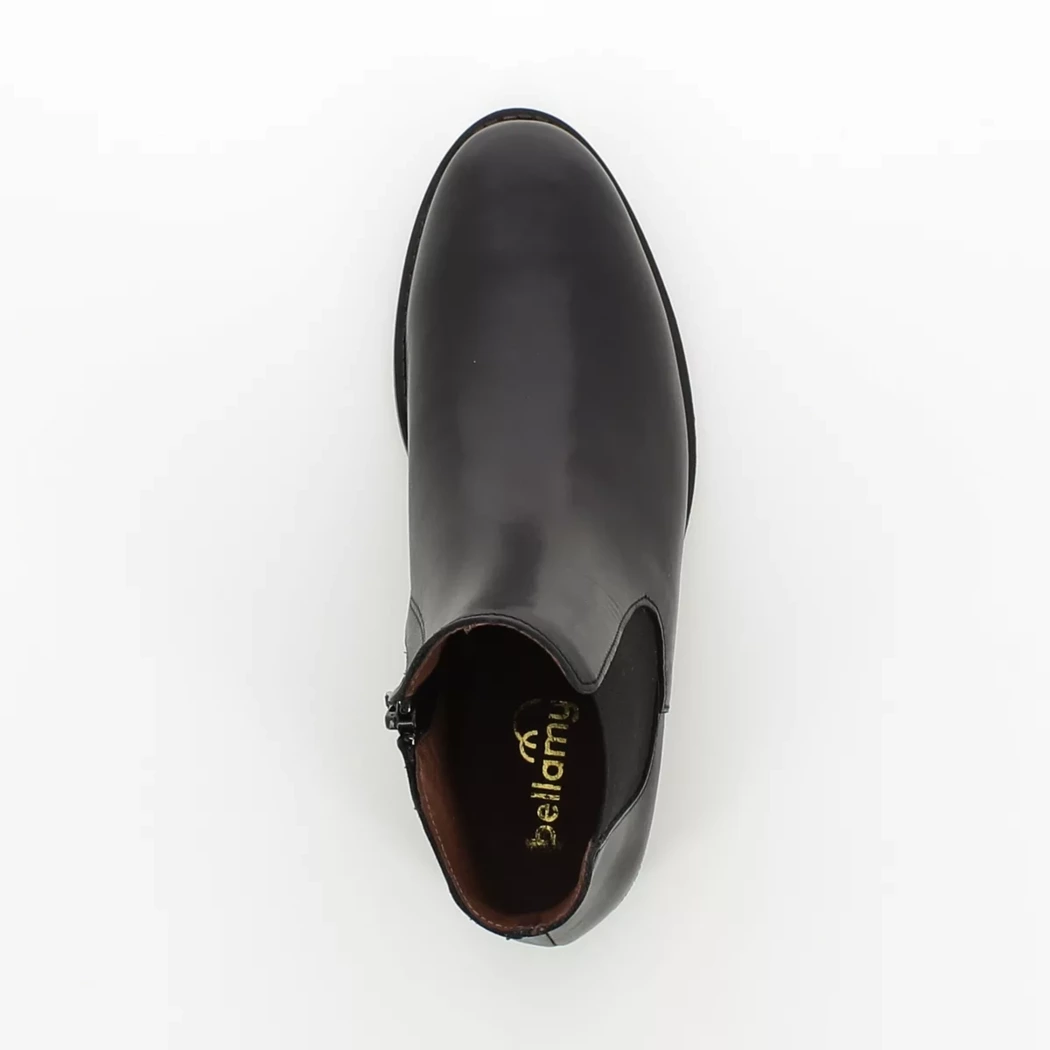 Image (6) de la chaussures Bellamy - Boots Noir en Cuir