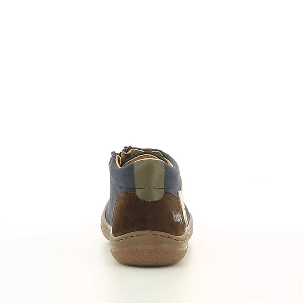 Image (3) de la chaussures Bopy - Bottines Bleu en Cuir nubuck