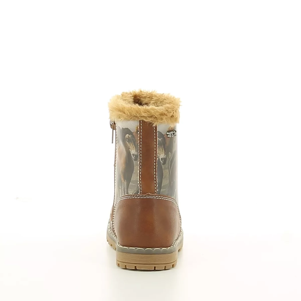 Image (3) de la chaussures Idana - Boots Cuir naturel / Cognac en Cuir synthétique