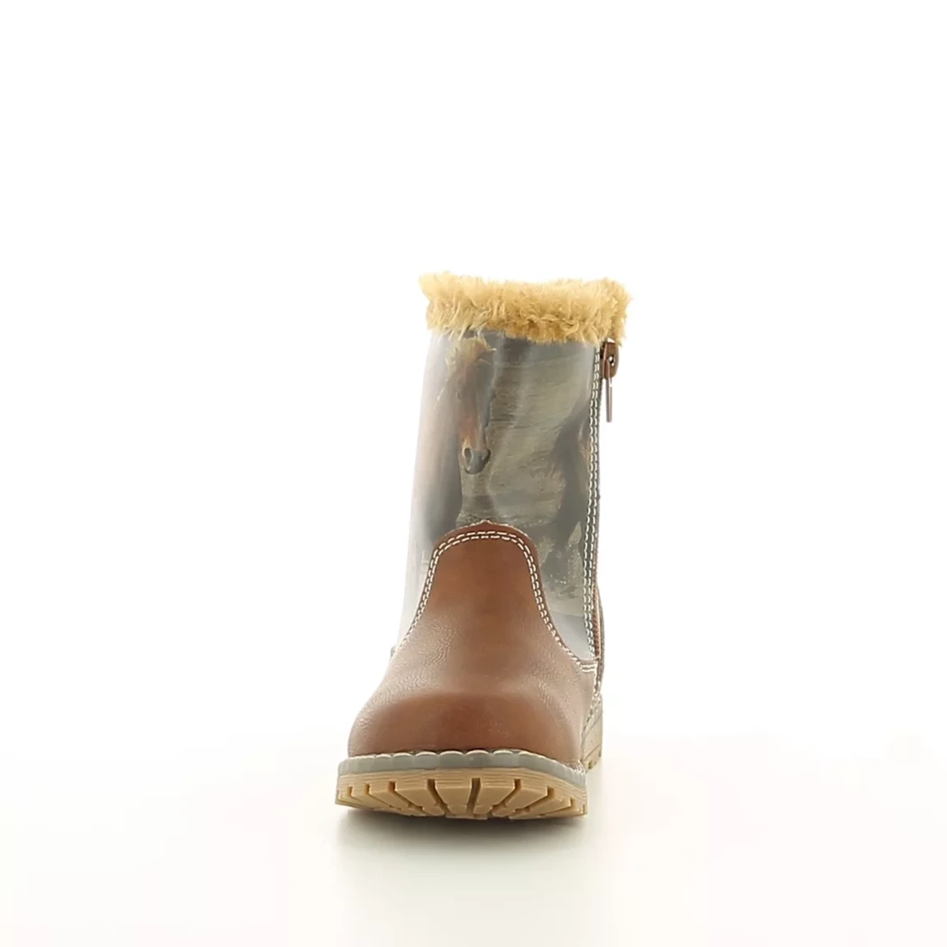 Image (5) de la chaussures Idana - Boots Cuir naturel / Cognac en Cuir synthétique