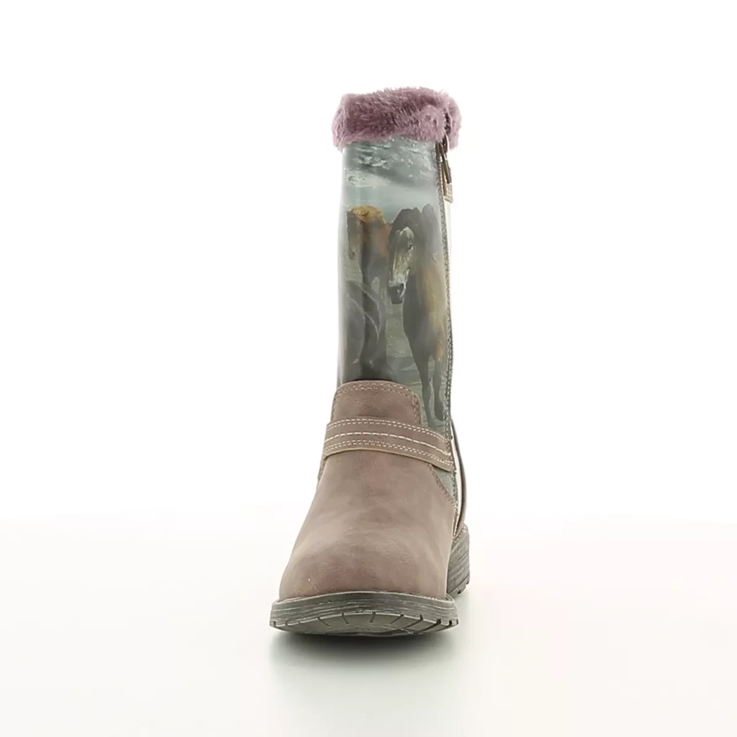 Image (5) de la chaussures Idana - Bottes Rose en Cuir synthétique