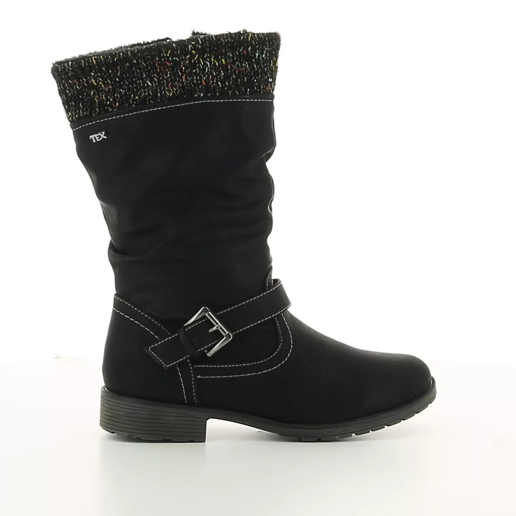 Image (2) de la chaussures Idana - Bottes Noir en Cuir synthétique