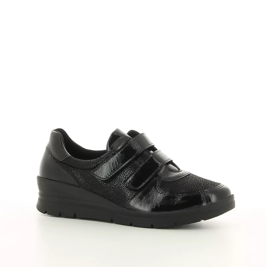 Image (1) de la chaussures Sens - Chaussures à velcro Noir en Cuir vernis