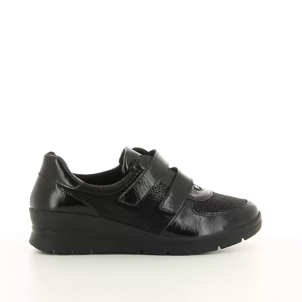 Image (2) de la chaussures Sens - Chaussures à velcro Noir en Cuir vernis