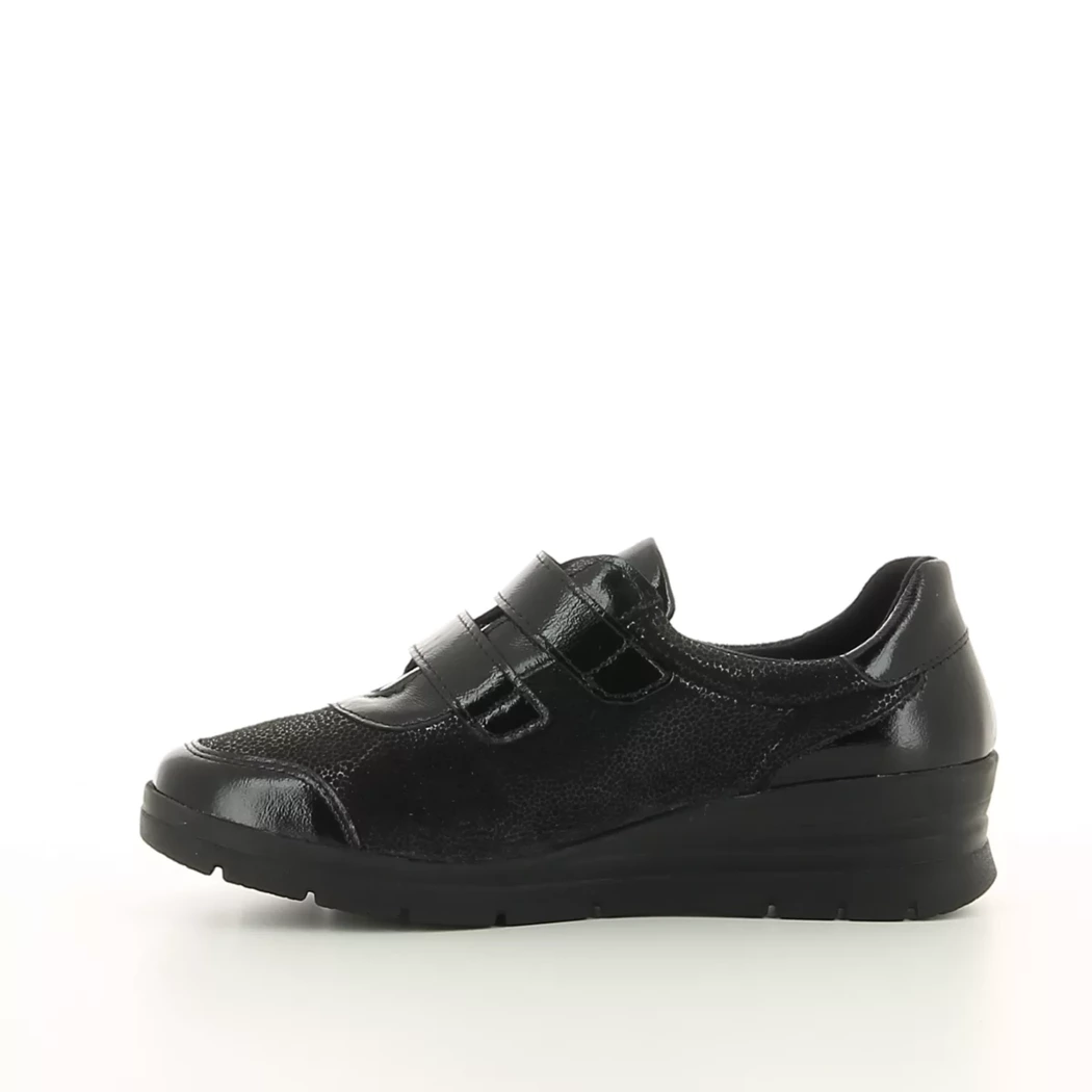 Image (4) de la chaussures Sens - Chaussures à velcro Noir en Cuir vernis