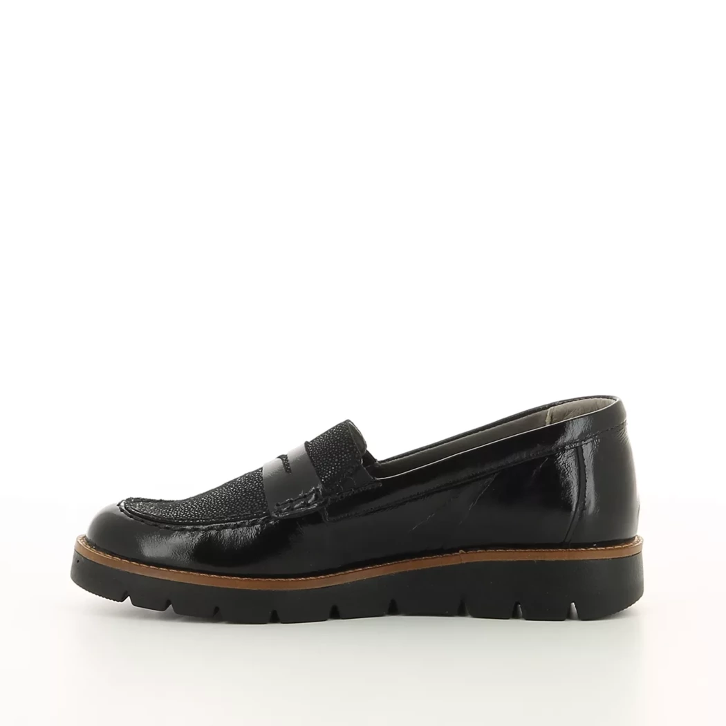 Image (4) de la chaussures Sens - Mocassins Noir en Cuir vernis