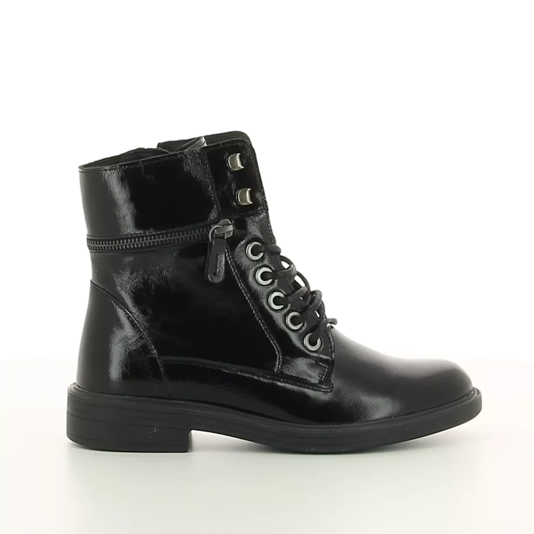 Image (2) de la chaussures Sens - Bottines Noir en Cuir vernis