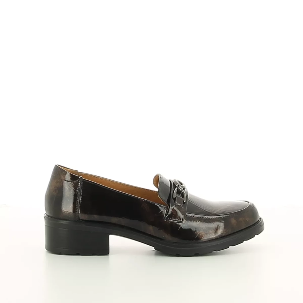 Image (2) de la chaussures Inea - Mocassins Or / Bronze / Platine en Cuir vernis