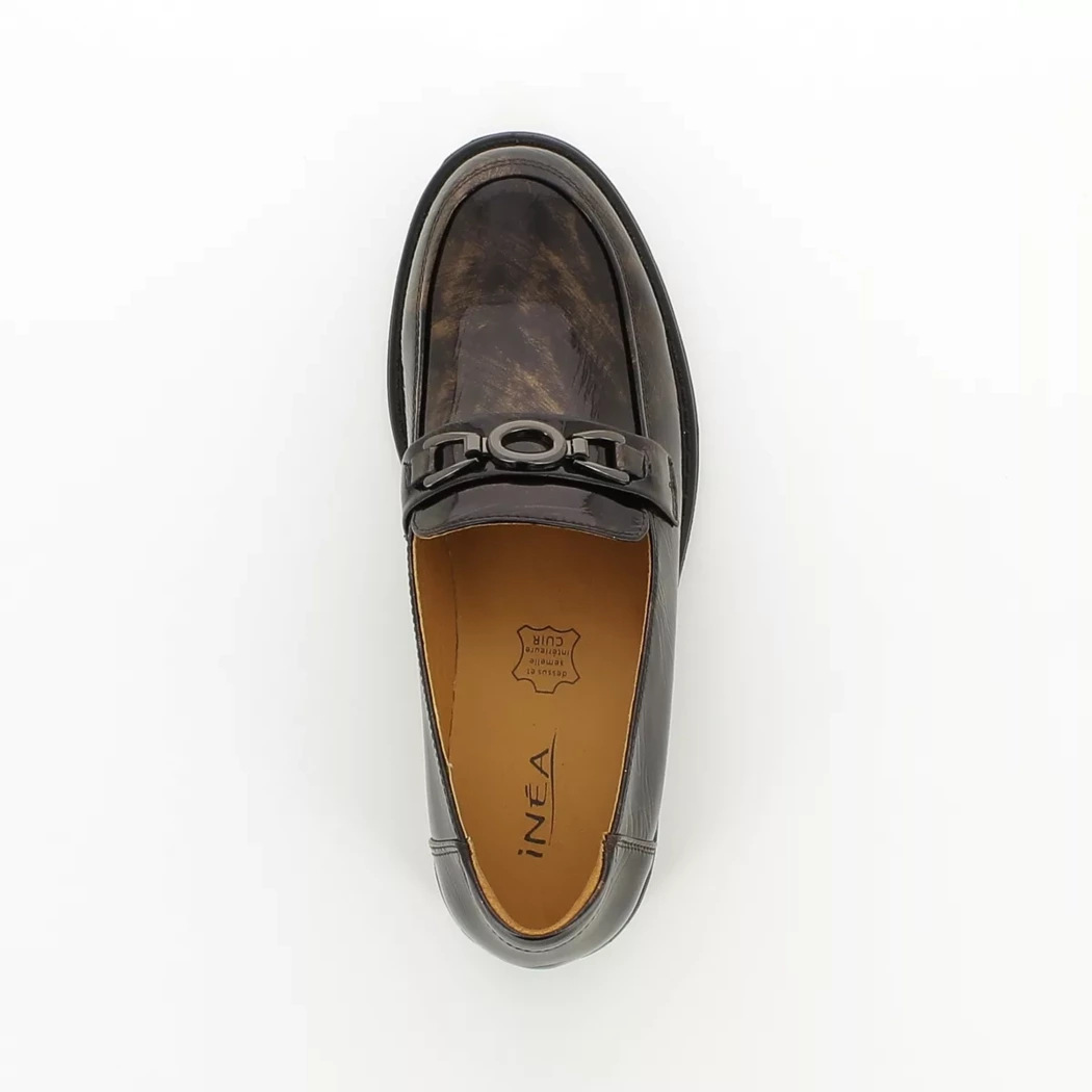Image (6) de la chaussures Inea - Mocassins Or / Bronze / Platine en Cuir vernis