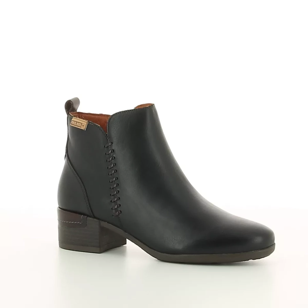 Image (1) de la chaussures Pikolinos - Boots Noir en Cuir