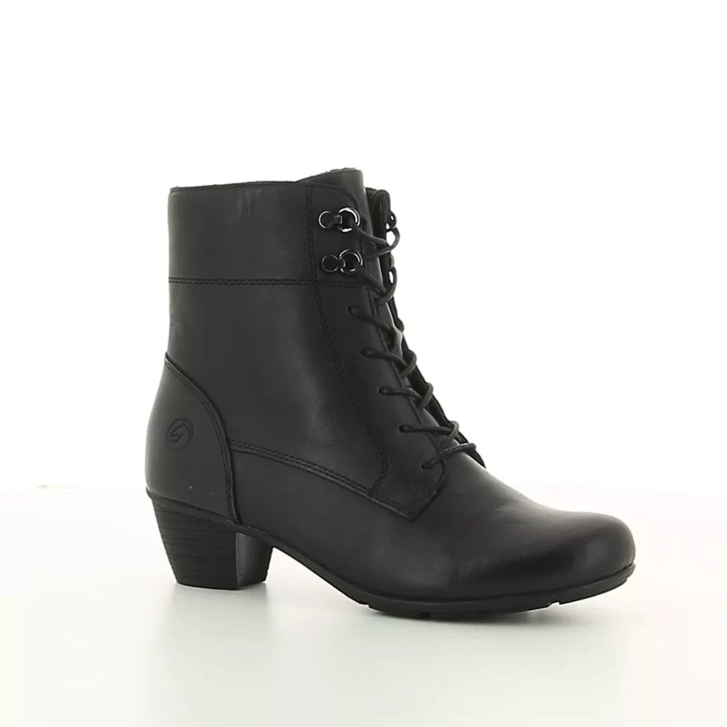Image (1) de la chaussures Remonte - Bottines Noir en Cuir