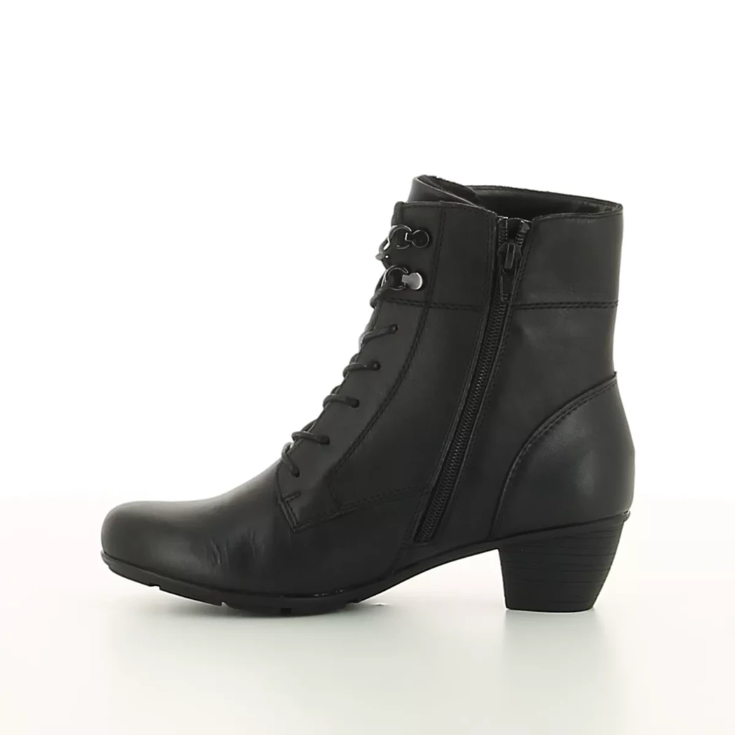 Image (4) de la chaussures Remonte - Bottines Noir en Cuir