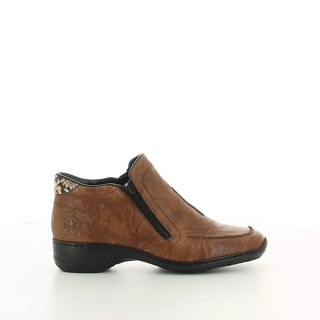 Image (2) de la chaussures Rieker - Boots Cuir naturel / Cognac en Cuir