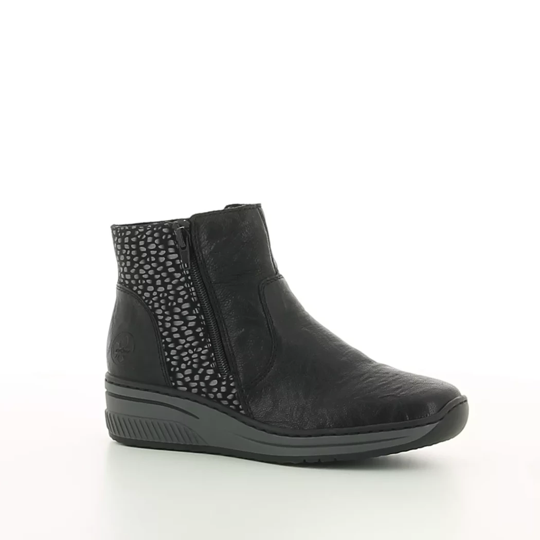 Image (1) de la chaussures Rieker - Boots Noir en Cuir