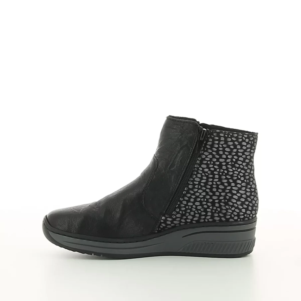 Image (4) de la chaussures Rieker - Boots Noir en Cuir