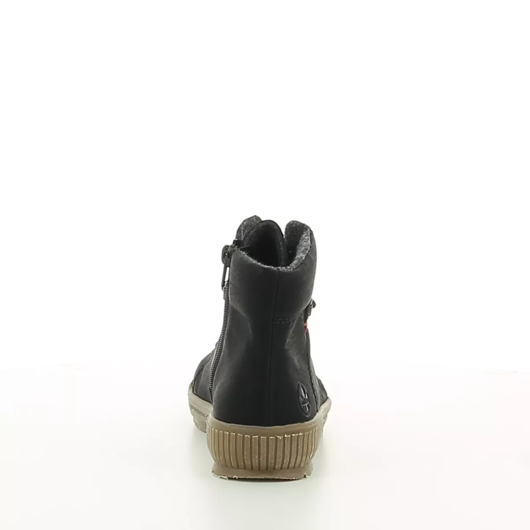 Image (3) de la chaussures Rieker - Bottines Noir en Cuir synthétique