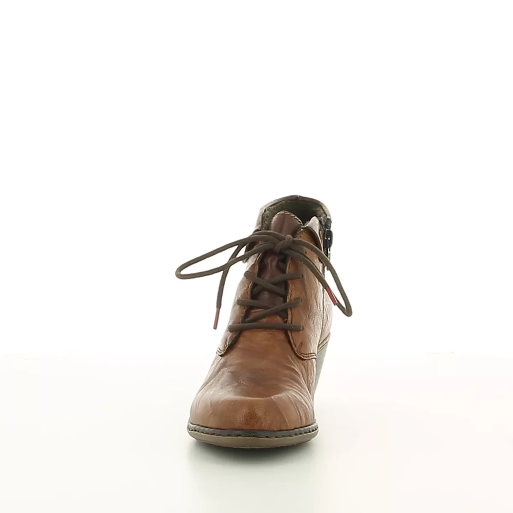 Image (5) de la chaussures Rieker - Bottines Cuir naturel / Cognac en Cuir