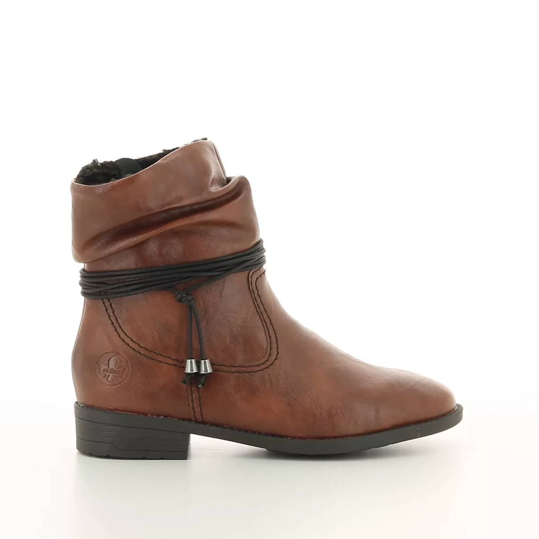 Image (2) de la chaussures Rieker - Boots Cuir naturel / Cognac en Cuir synthétique