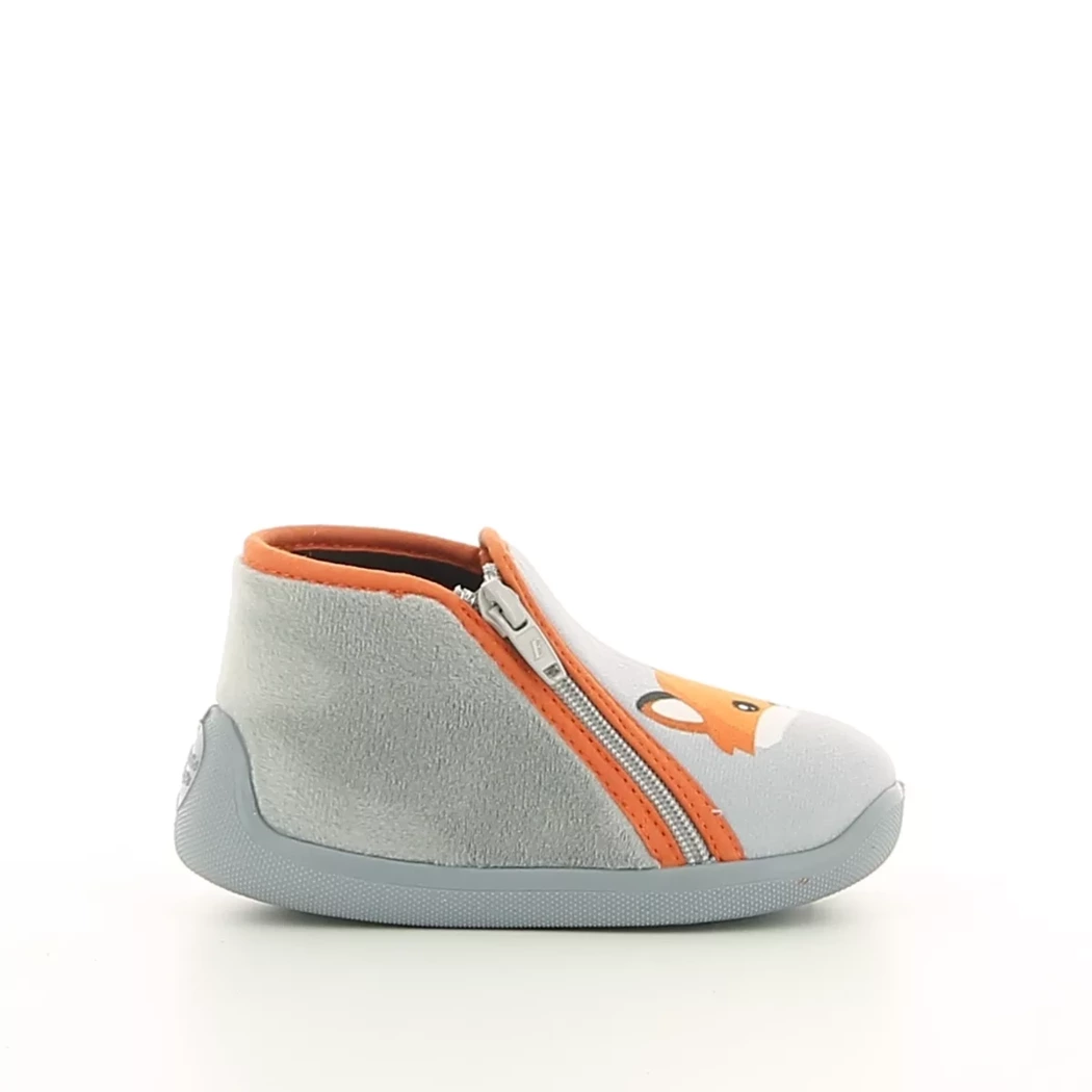 Image (2) de la chaussures Bossi - Pantoufles et Chaussons Gris en Textile