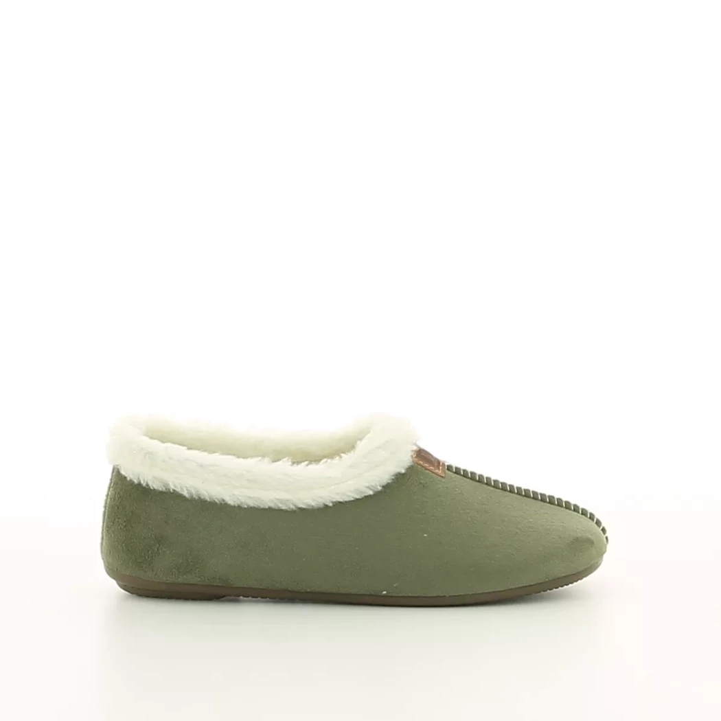 Image (2) de la chaussures Nortenas - Pantoufles et Chaussons Vert en Textile