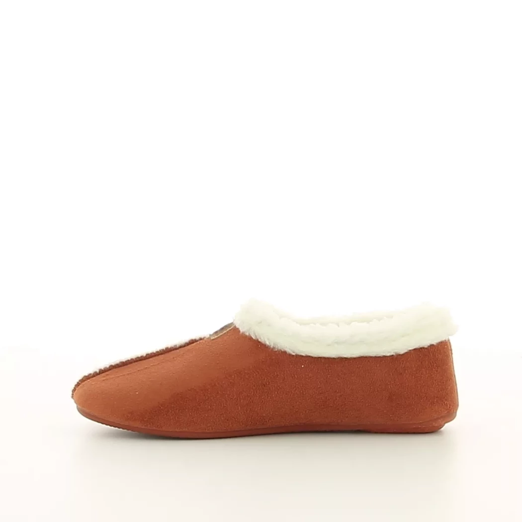 Image (4) de la chaussures Nortenas - Pantoufles et Chaussons Orange en Textile