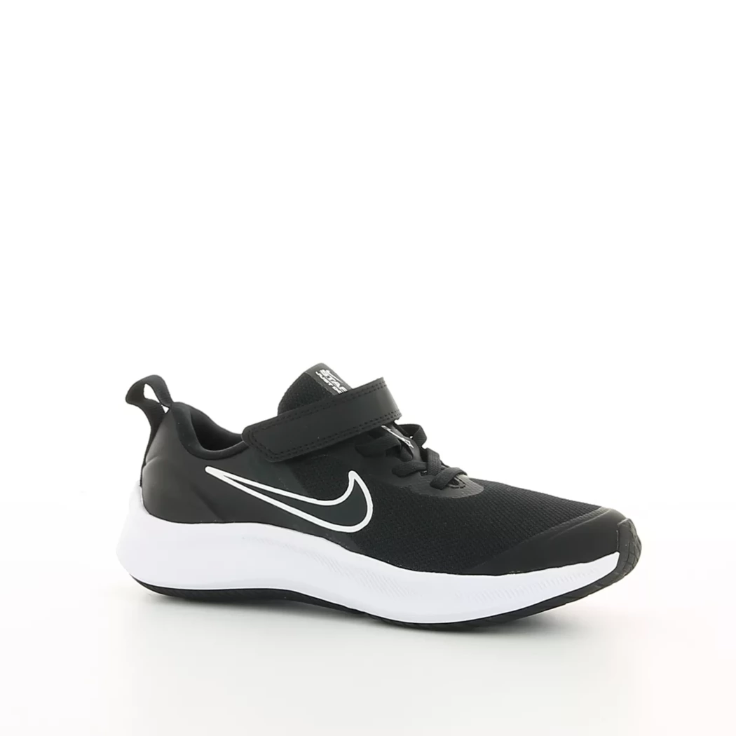 Image (1) de la chaussures Nike - Baskets Noir en Cuir synthétique