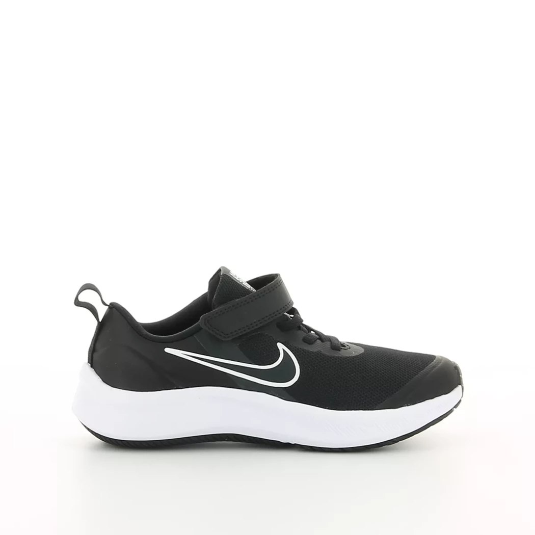 Image (2) de la chaussures Nike - Baskets Noir en Cuir synthétique