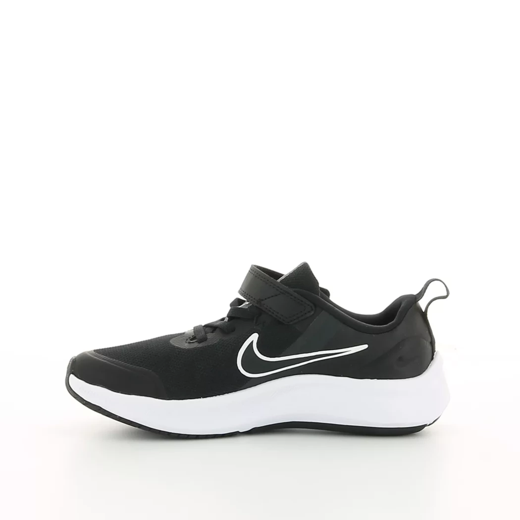 Image (4) de la chaussures Nike - Baskets Noir en Cuir synthétique