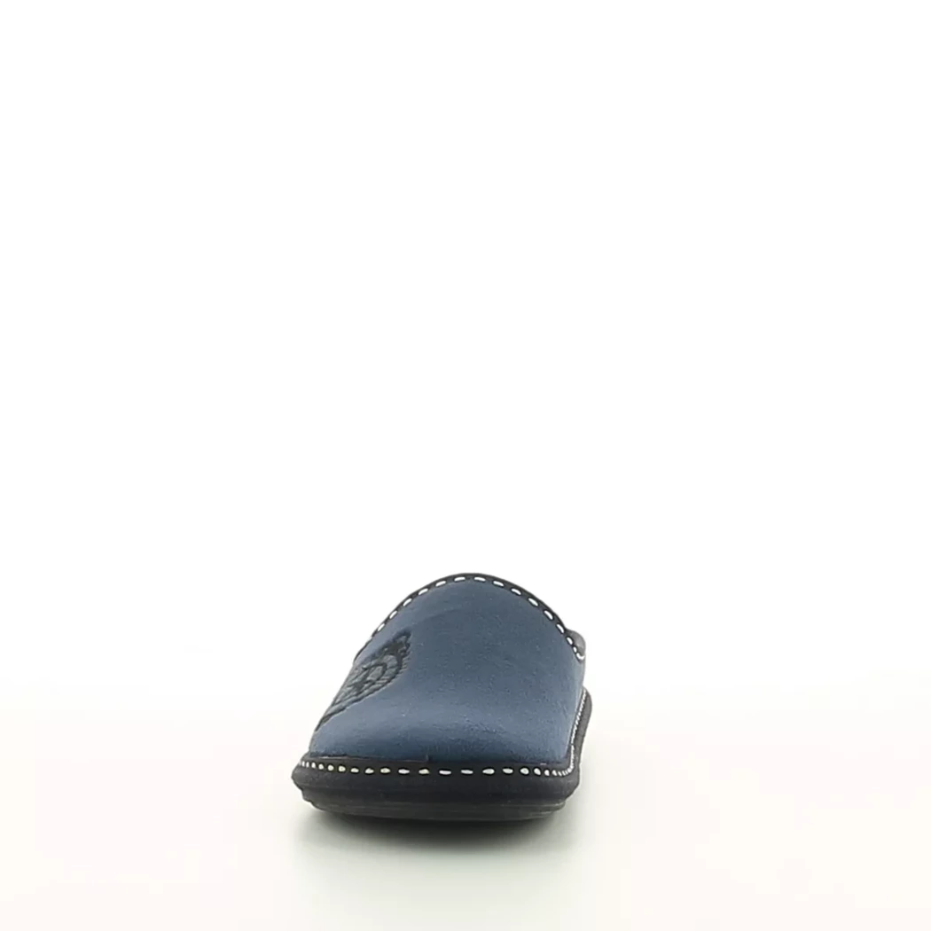 Image (5) de la chaussures Comfort Plus - Pantoufles et Chaussons Bleu en Textile
