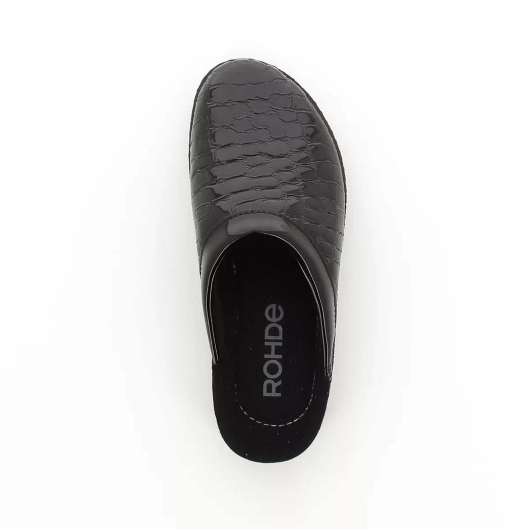 Image (6) de la chaussures Rohde - Pantoufles et Chaussons Noir en Cuir synthétique