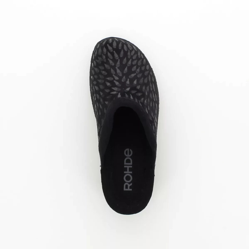 Image (6) de la chaussures Rohde - Pantoufles et Chaussons Noir en Cuir synthétique
