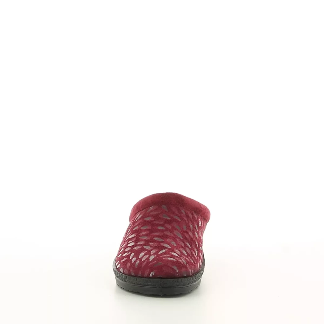 Image (5) de la chaussures Rohde - Pantoufles et Chaussons Rouge en Cuir synthétique