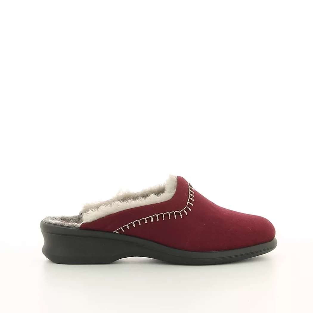 Image (2) de la chaussures Rohde - Pantoufles et Chaussons Bordeaux en Textile