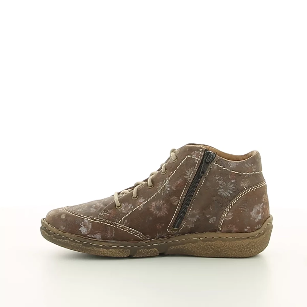 Image (4) de la chaussures Josef Seibel - Bottines Taupe en Cuir nubuck