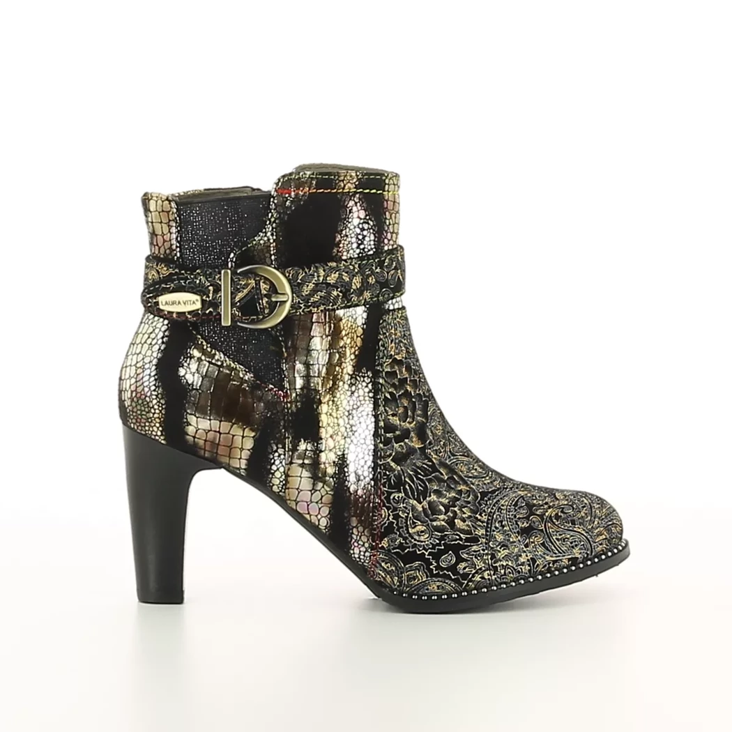 Image (2) de la chaussures Laura Vita - Boots Noir en Cuir nubuck