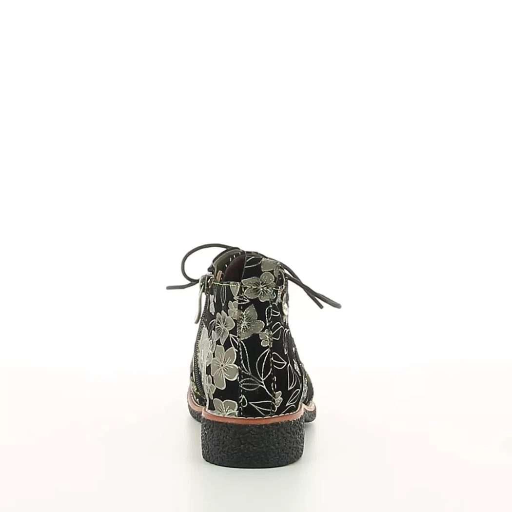 Image (3) de la chaussures Laura Vita - Chaussures à lacets Noir en Cuir nubuck